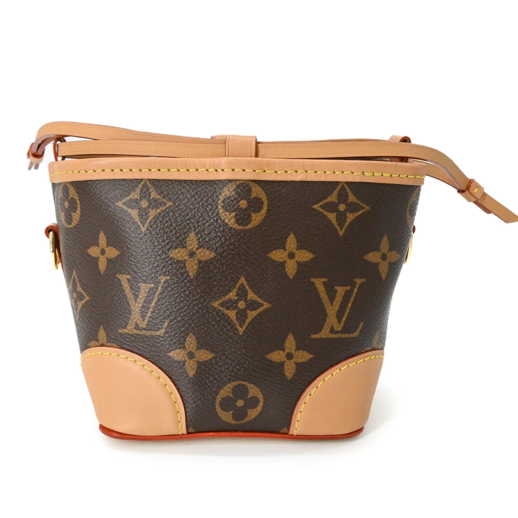 LOUIS VUITTON Louis Vuitton Noe Purse Monogram Canvas Leather Shoulder Bag Brown M57099 — Like New