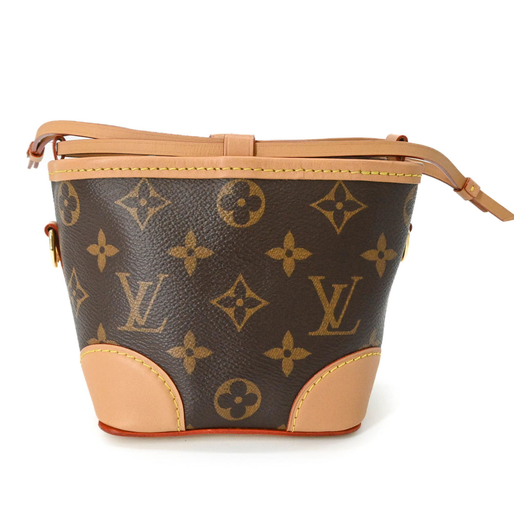 LOUIS VUITTON Louis Vuitton Noe Purse Monogram Canvas Leather Shoulder Bag Brown M57099 — Like New