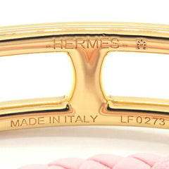 Hermes Bracelet, Louli Double Tour H071727, Rose Sakura, Veau Swift Leather, Layer, Women's — Like New