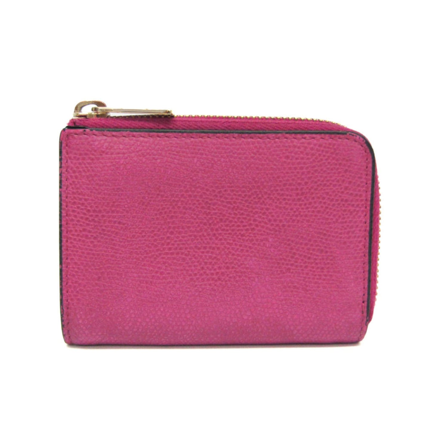 Valextra Multi-case Key Ring Men,Women Leather Coin Purse/coin Case Purple