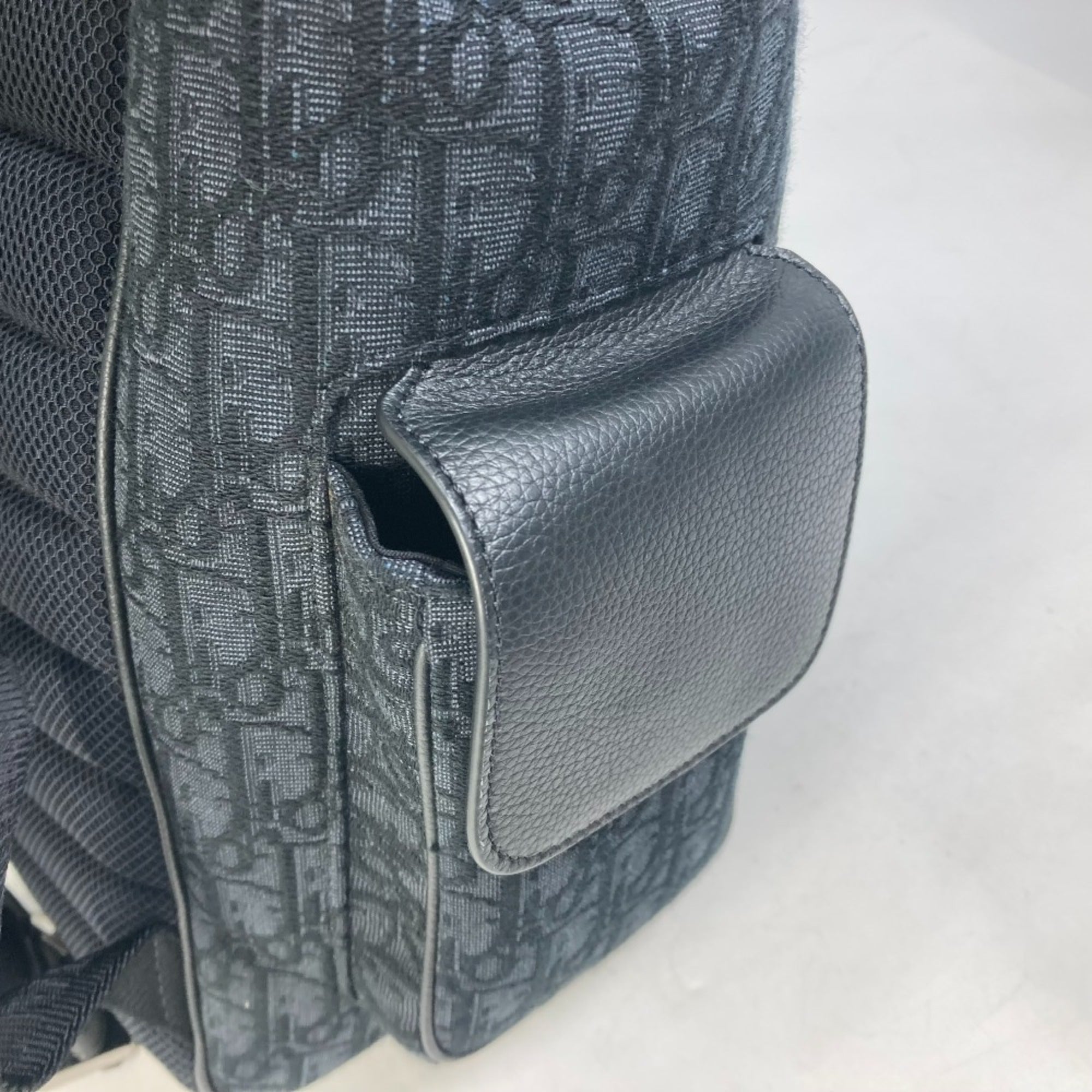 CHRISTIAN DIOR 1ADBA161YKS 23SS backpack bag Backpack Navy Black — Like New