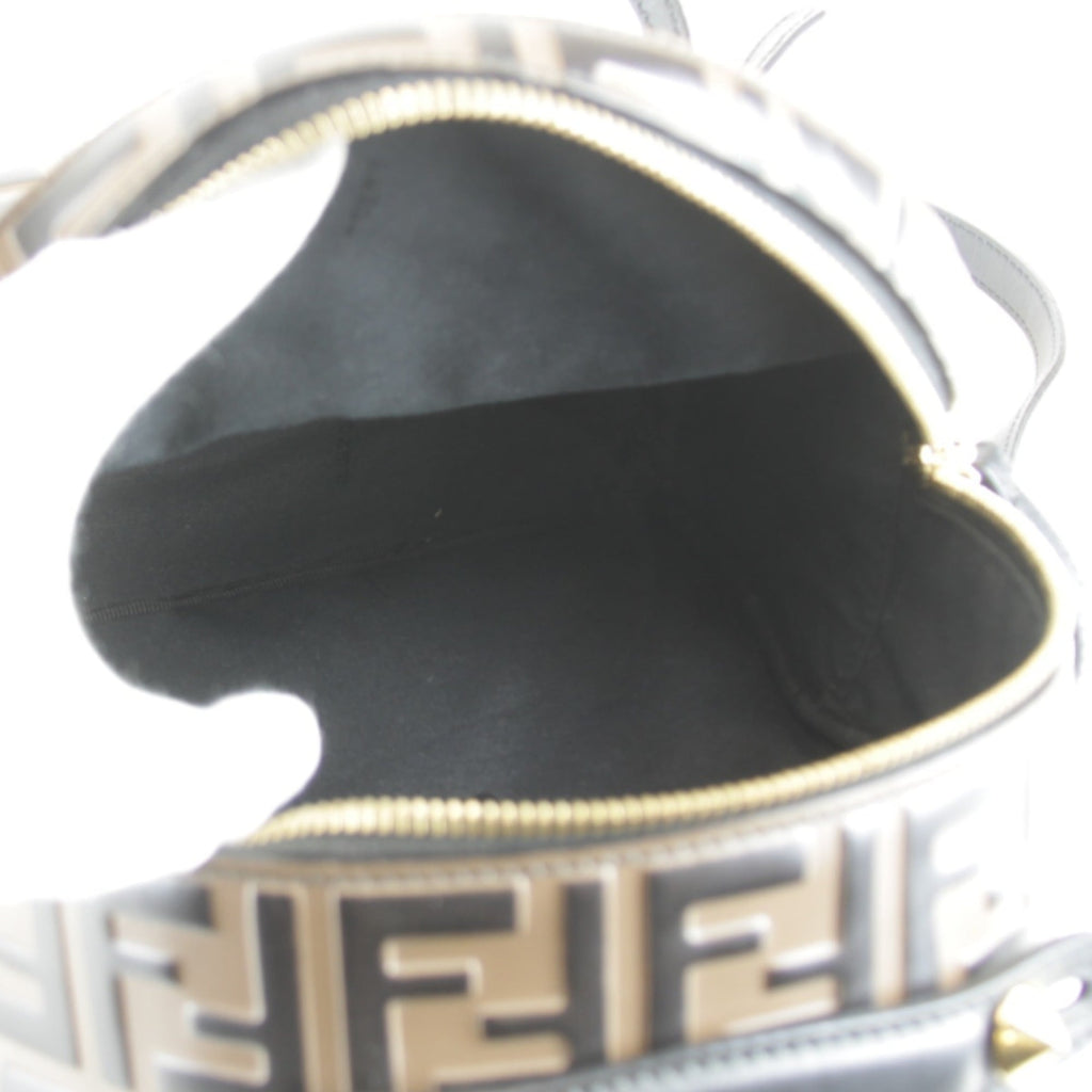 FENDI Zucca 8B2038 Backpack/Daypack Leather Brown