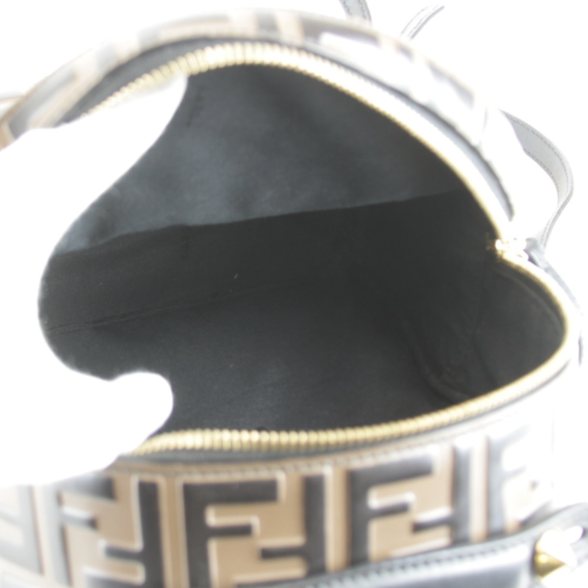 FENDI Zucca 8B2038 Backpack/Daypack Leather Brown