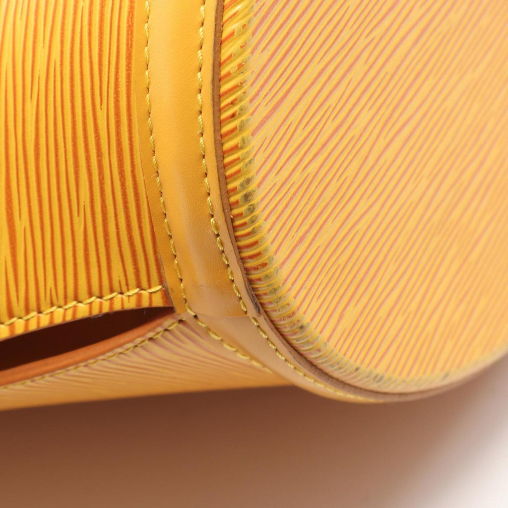 Louis Vuitton Saint-Jacques Shopping Shoulder Bag, Epi Leather, Yellow, Women's, M52269