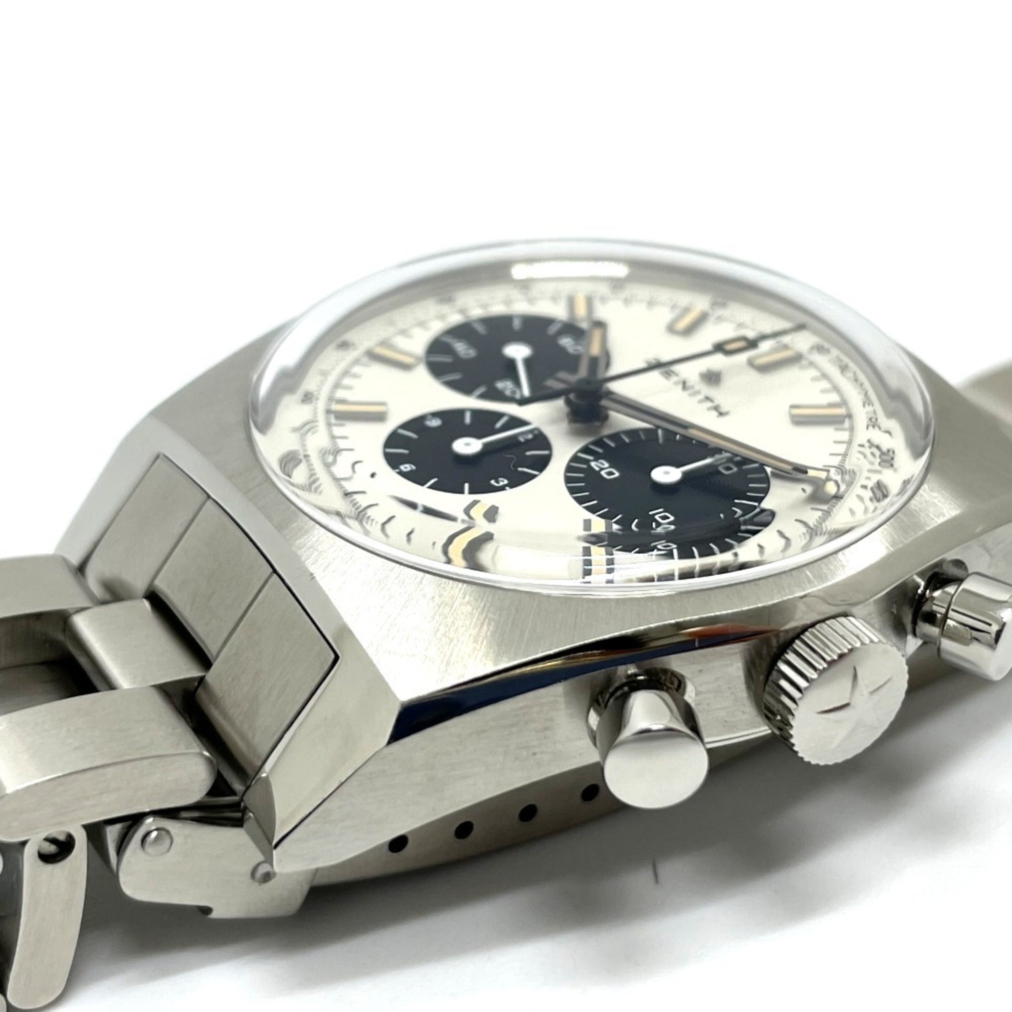 ZENITH 3.L384.400 Lupin the Third 2nd Edition Japan Limited 200 Pieces Revival A384 Chronomaster Watch Stainless Steel Men's Silver — Like New