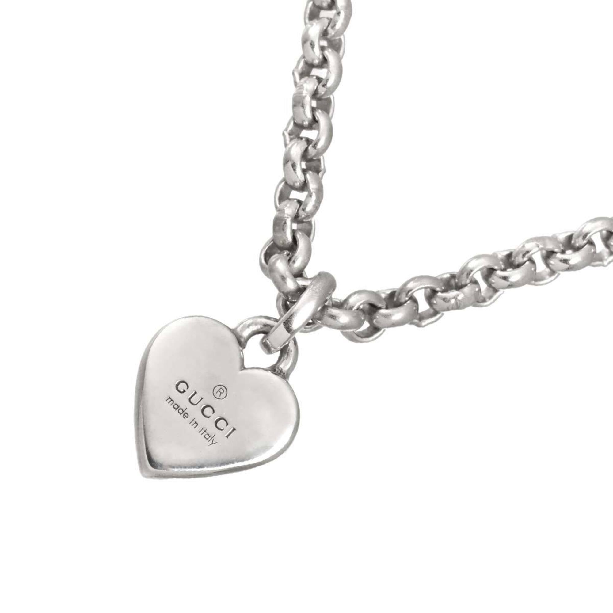 Gucci GUCCI Necklace 56cm SV Sterling Silver 925 Heart — Like New