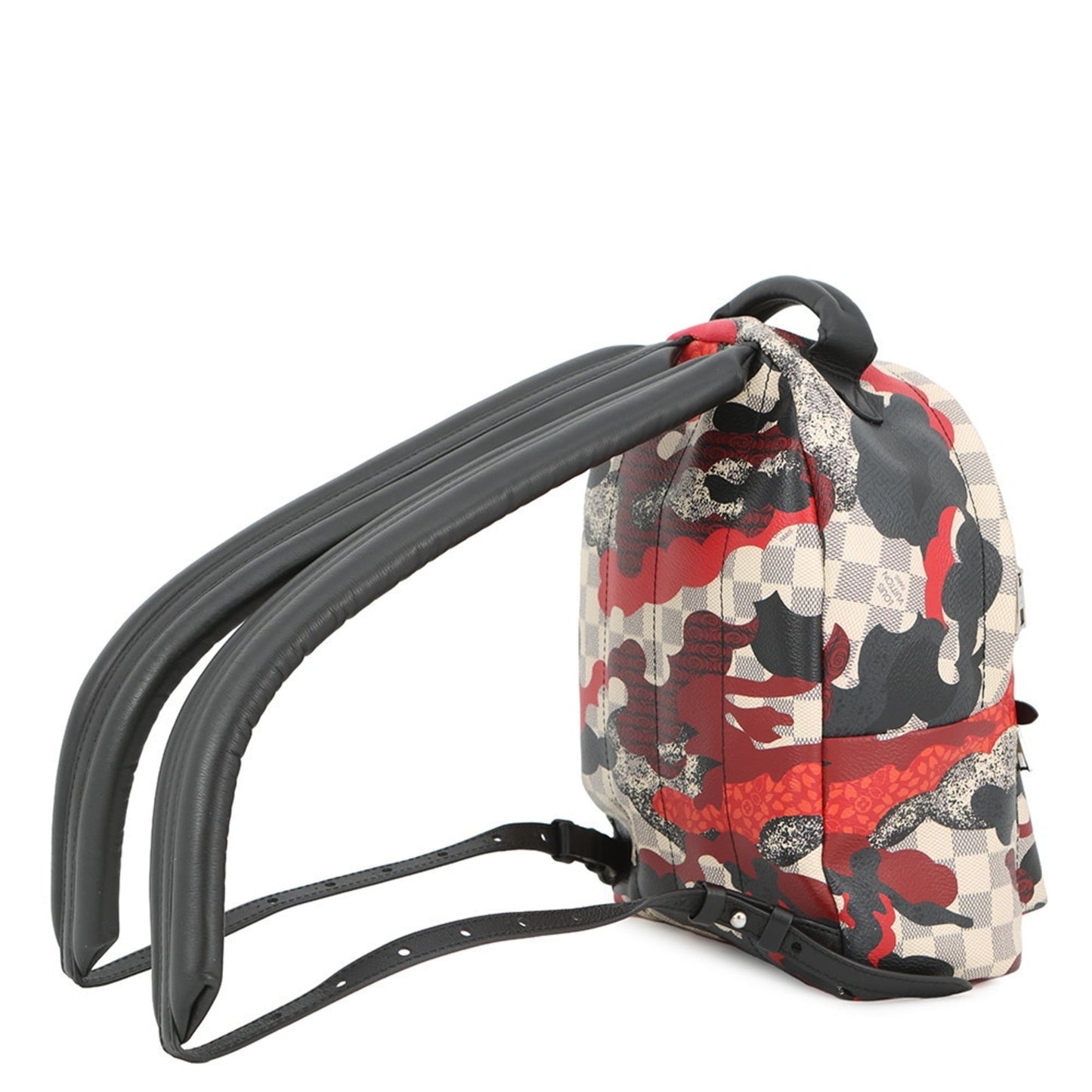 Louis Vuitton Damier Azur Palm Springs Backpack PM N41059, a collaboration with Kansai Yamamoto