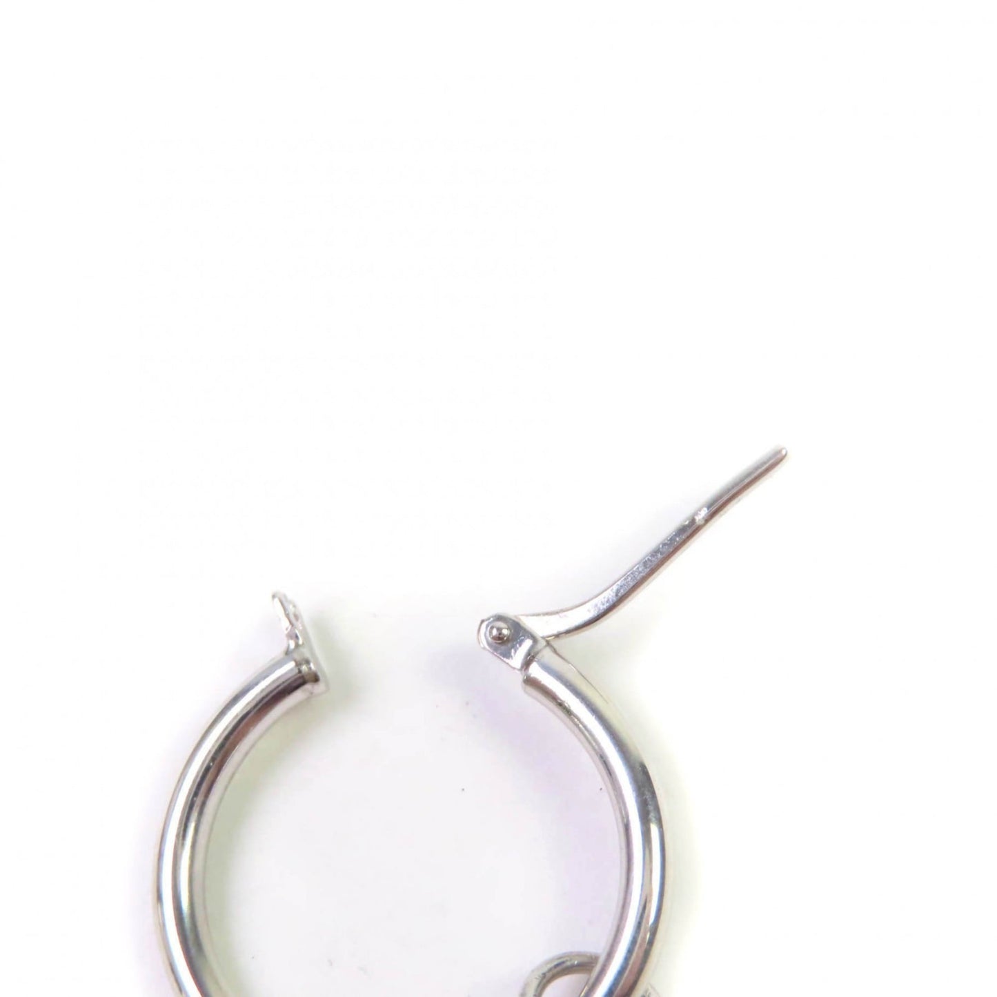 PRADA 2JO750 Symbol Pendant and Earrings, Set of 2, AG925, Triangle Logo, Black Silver, Made in Italy, Weight 4.7g, Women's