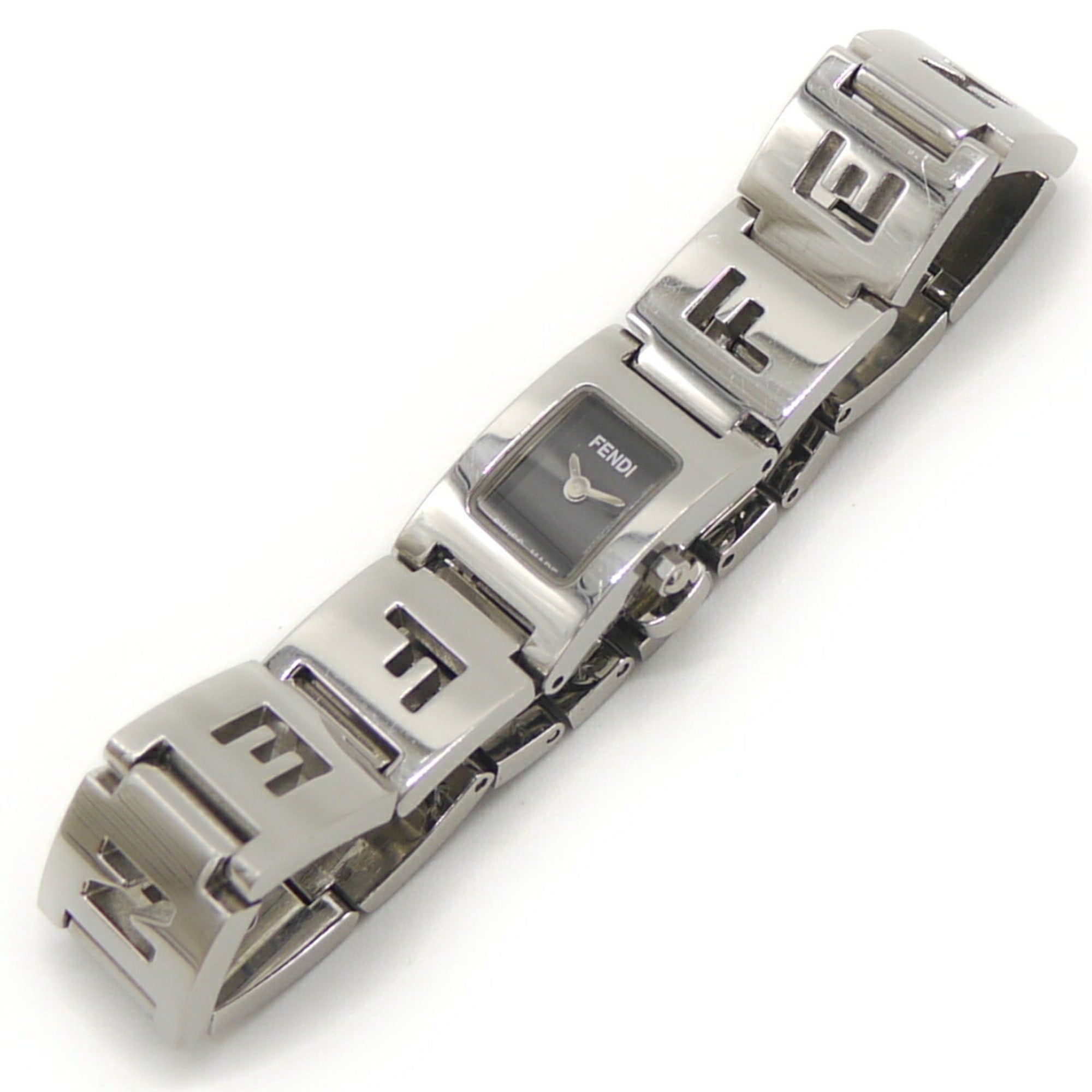 FENDI 3150L Square Quartz Watch with Black Dial for Women — Good