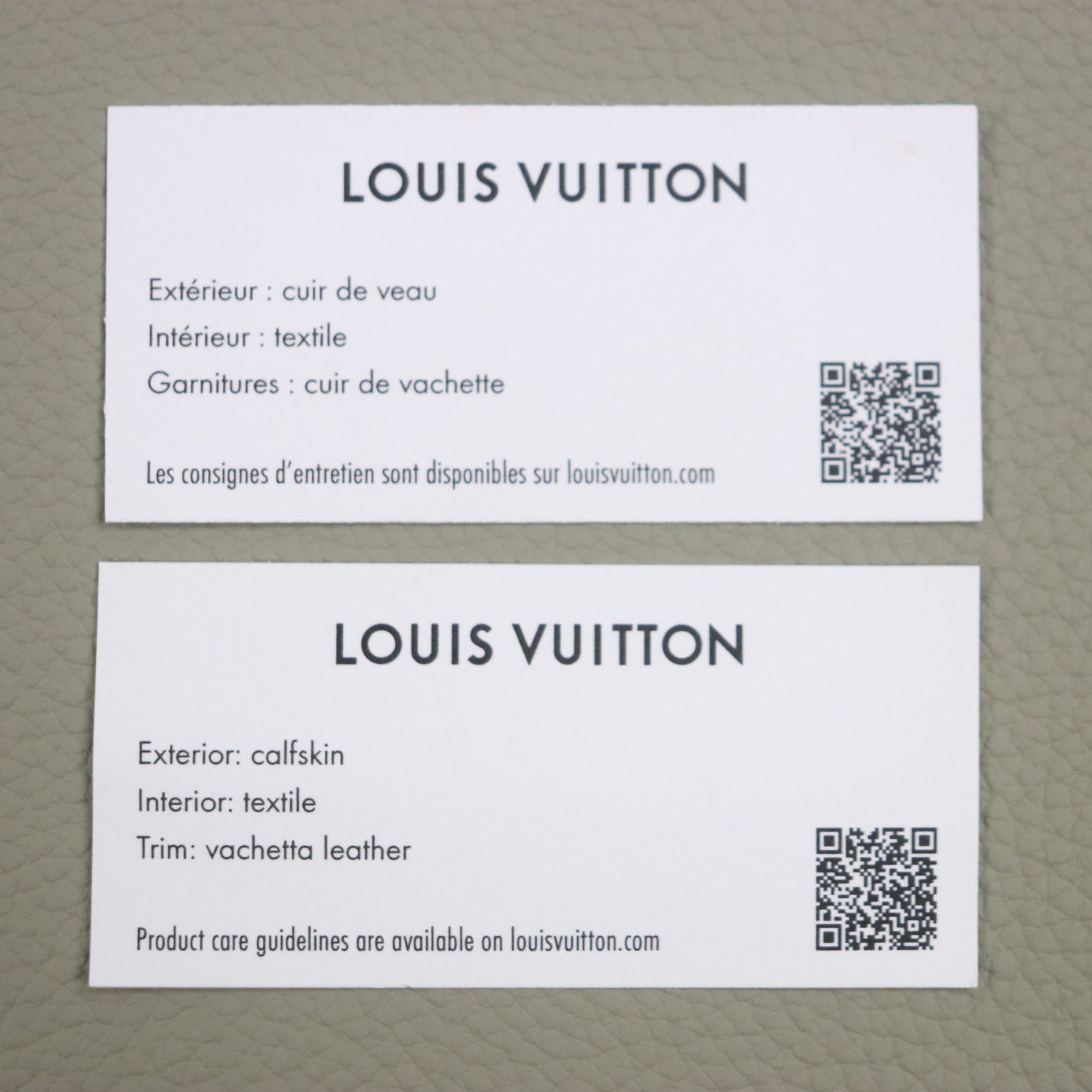 LOUIS VUITTON M22506 Fastline LV Aerogram Calfskin Sage Tote Bag with Logo, Made in France, Men's — Like New