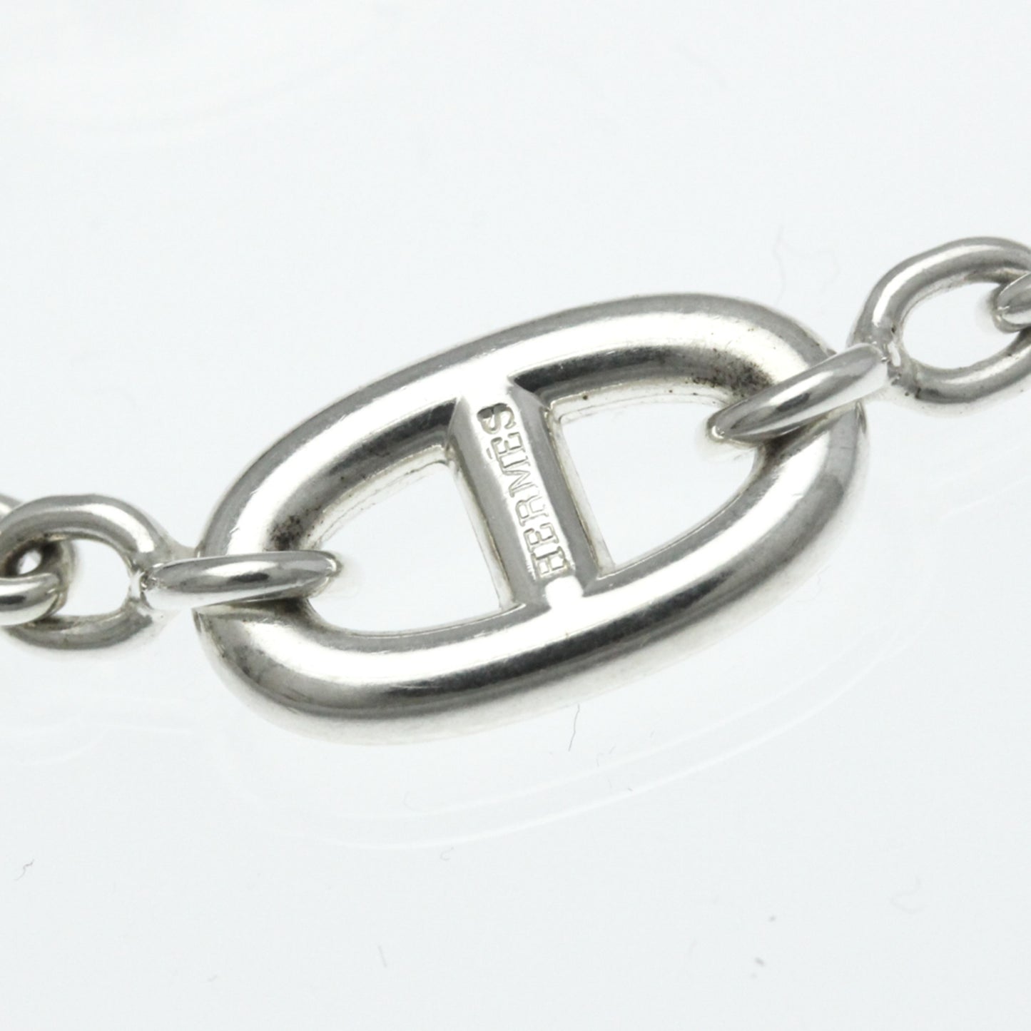 Hermes Chaine D'ancre Farandole Bracelet Silver 925 No Stone Charm Bracelet Silver
