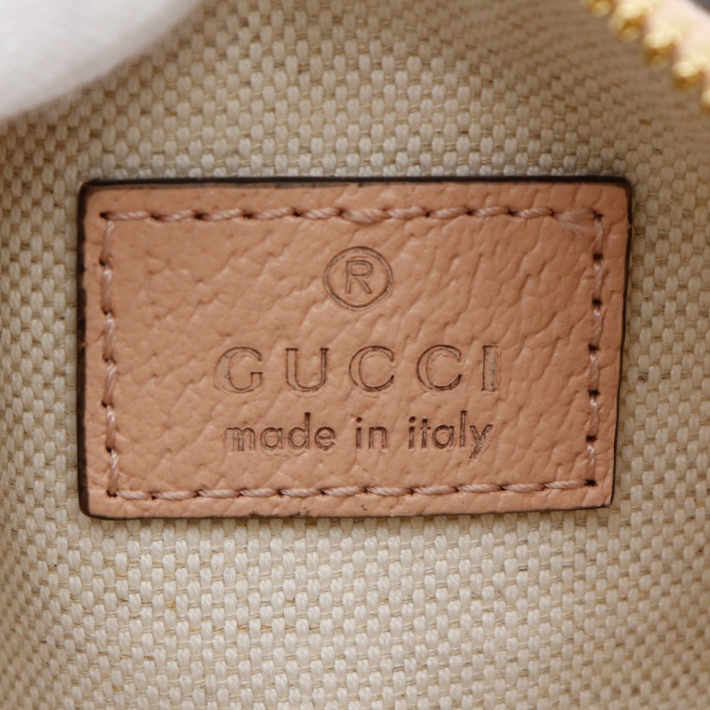 Gucci Ophidia Super Mini Handbag/Shoulder Bag (781490 FAD03 6241) in GG Supreme Canvas, Dusty Pink. Women's (S173025654) — Like New