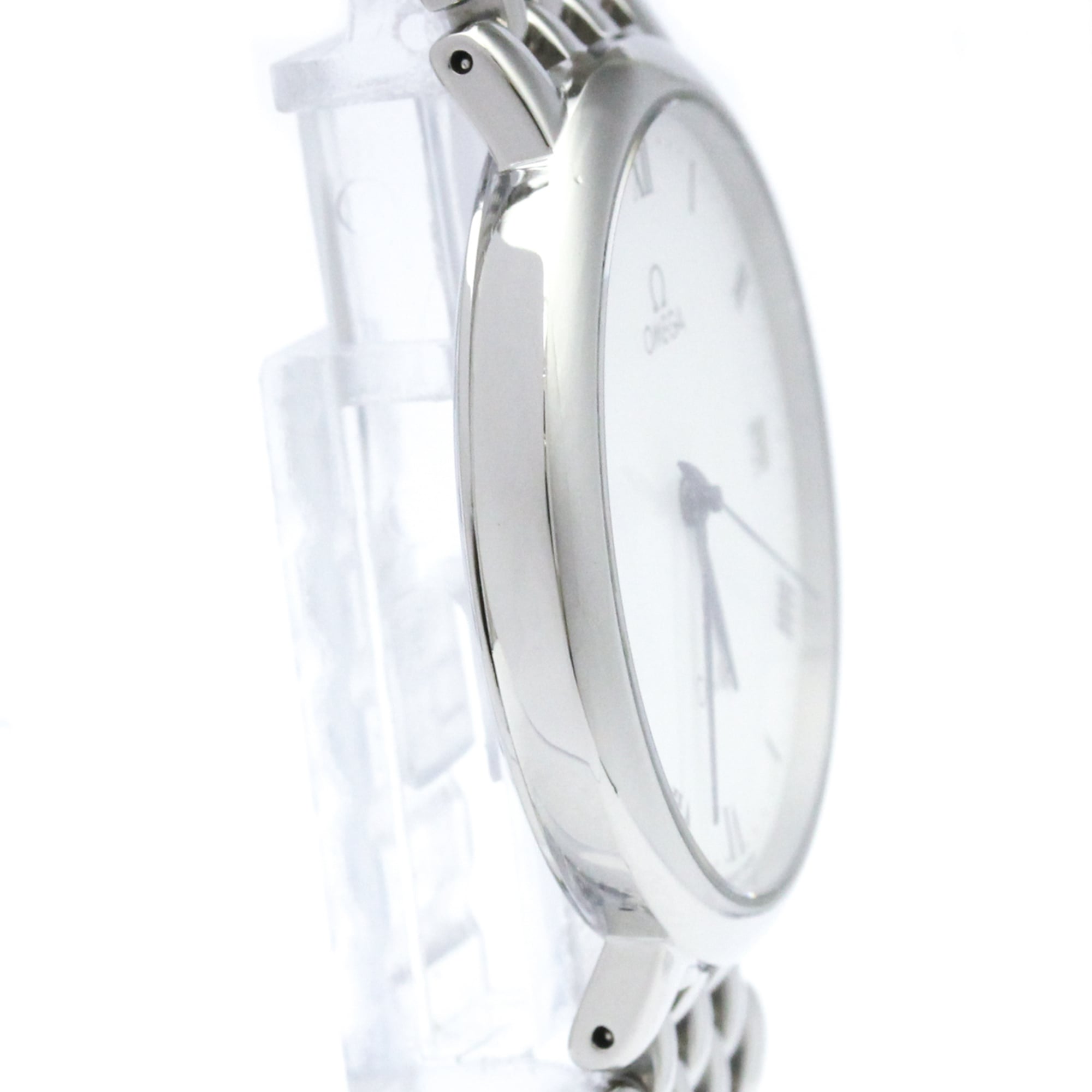 OMEGA De Ville Quartz Stainless Steel Mens Watch 7520.23 Polished — Very Good