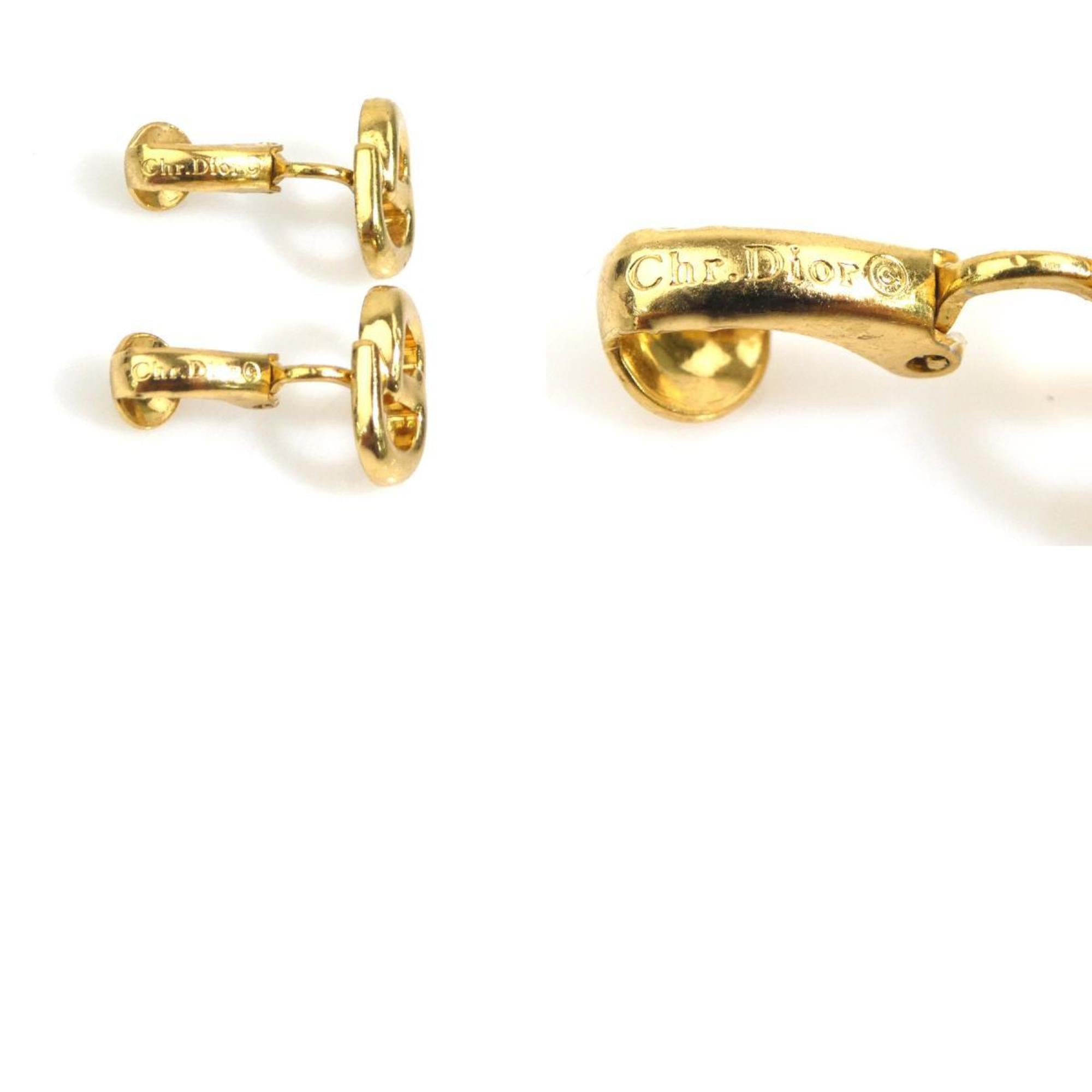 Christian Dior Women's Gold Metal Earrings h31510n