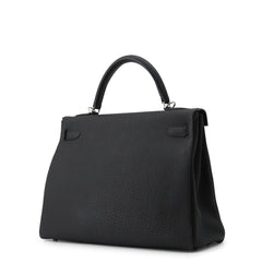 Hermes Kelly 32 Handbag, Black Togo Leather, C Stamp, 2-way Bag, Black, Kelly, Women's, HERMES — Like New