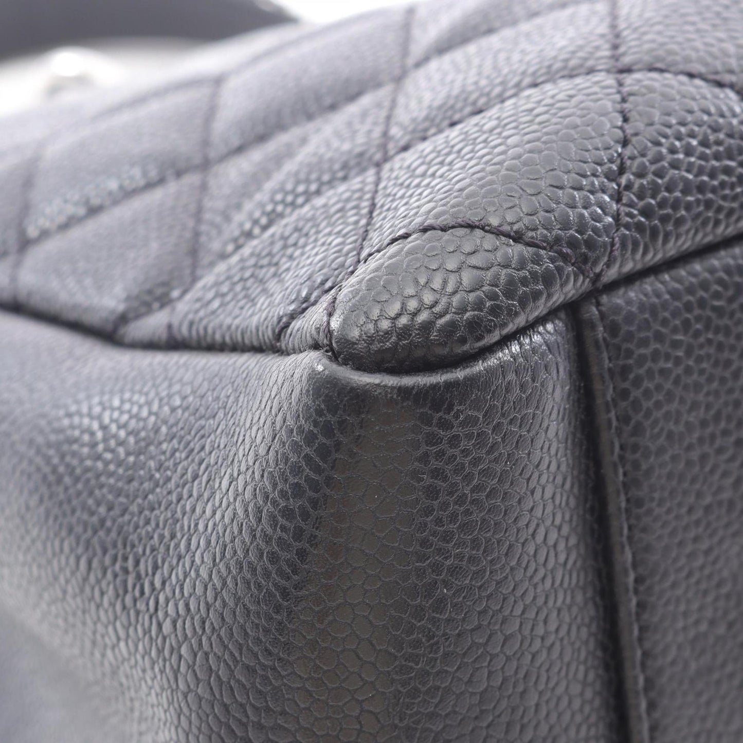 CHANEL Matelasse Grand Shopping GST Tote Bag in Calfskin Leather (Black) for Women (A50995)