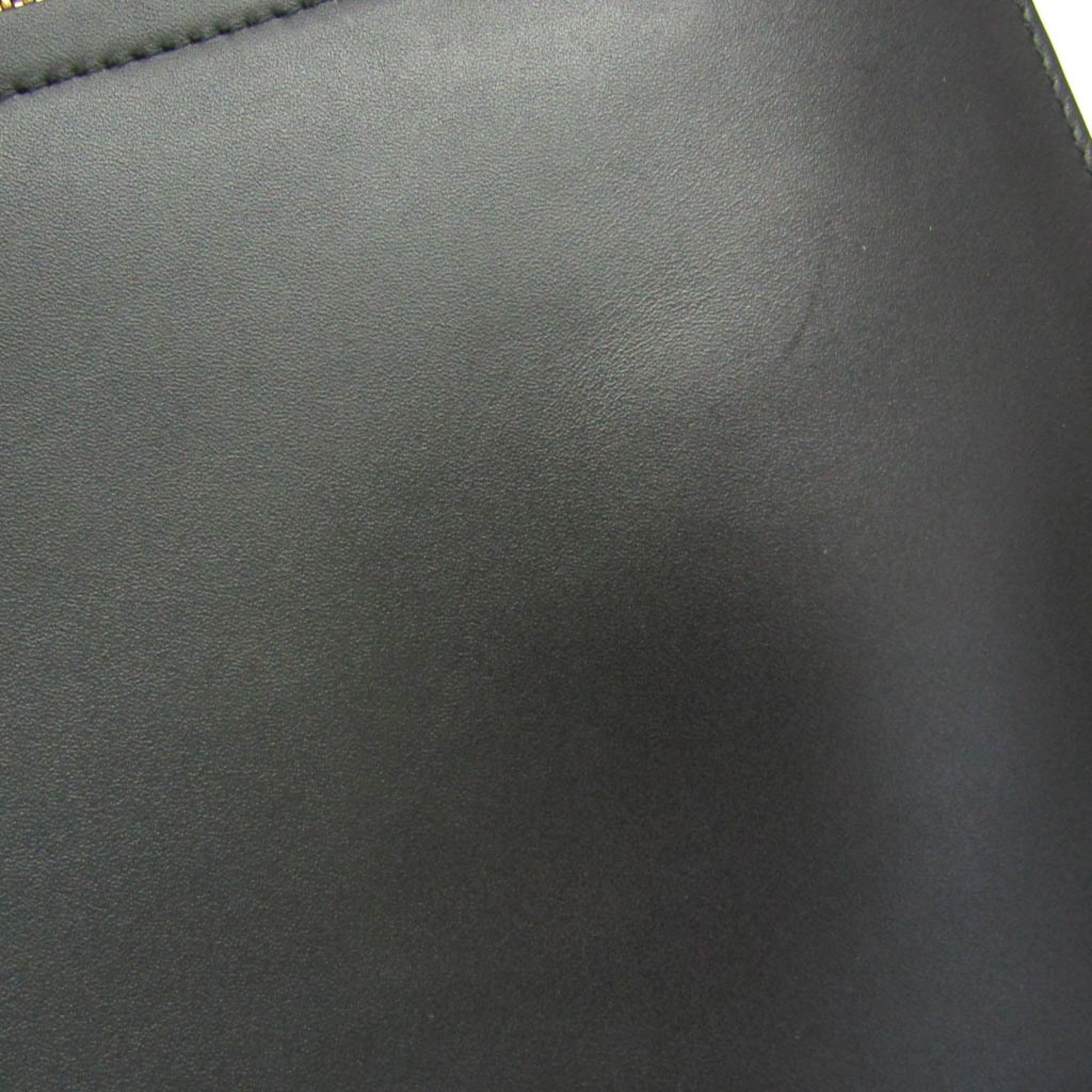 Salvatore Ferragamo Gancini DY-21 E525 Women's Leather Tote Bag Black — Like New
