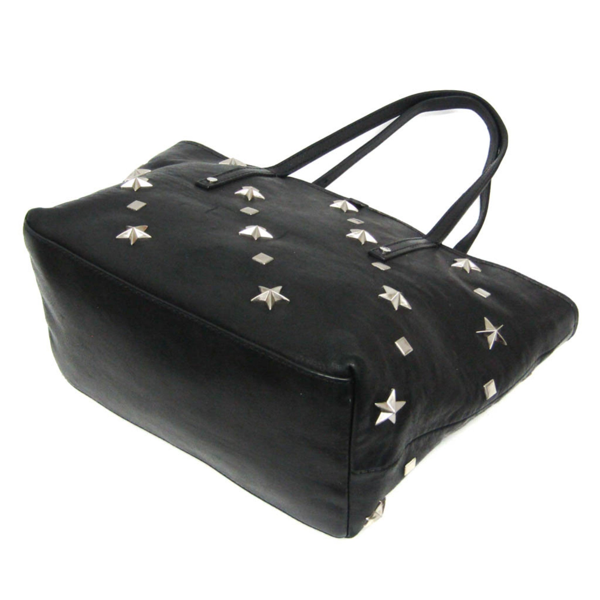 Jimmy Choo Women's Leather Studded Handbag Black
