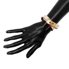 Hermes Kelly Double Tour Bracelet, Craie Pink Epsom Leather, U Stamp, Size T2 — Like New