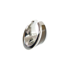 Hermes Like new Hermès Equus ear cuff GD1223 in brown, brown metal with transparent maroon accents. 0286 — Like New