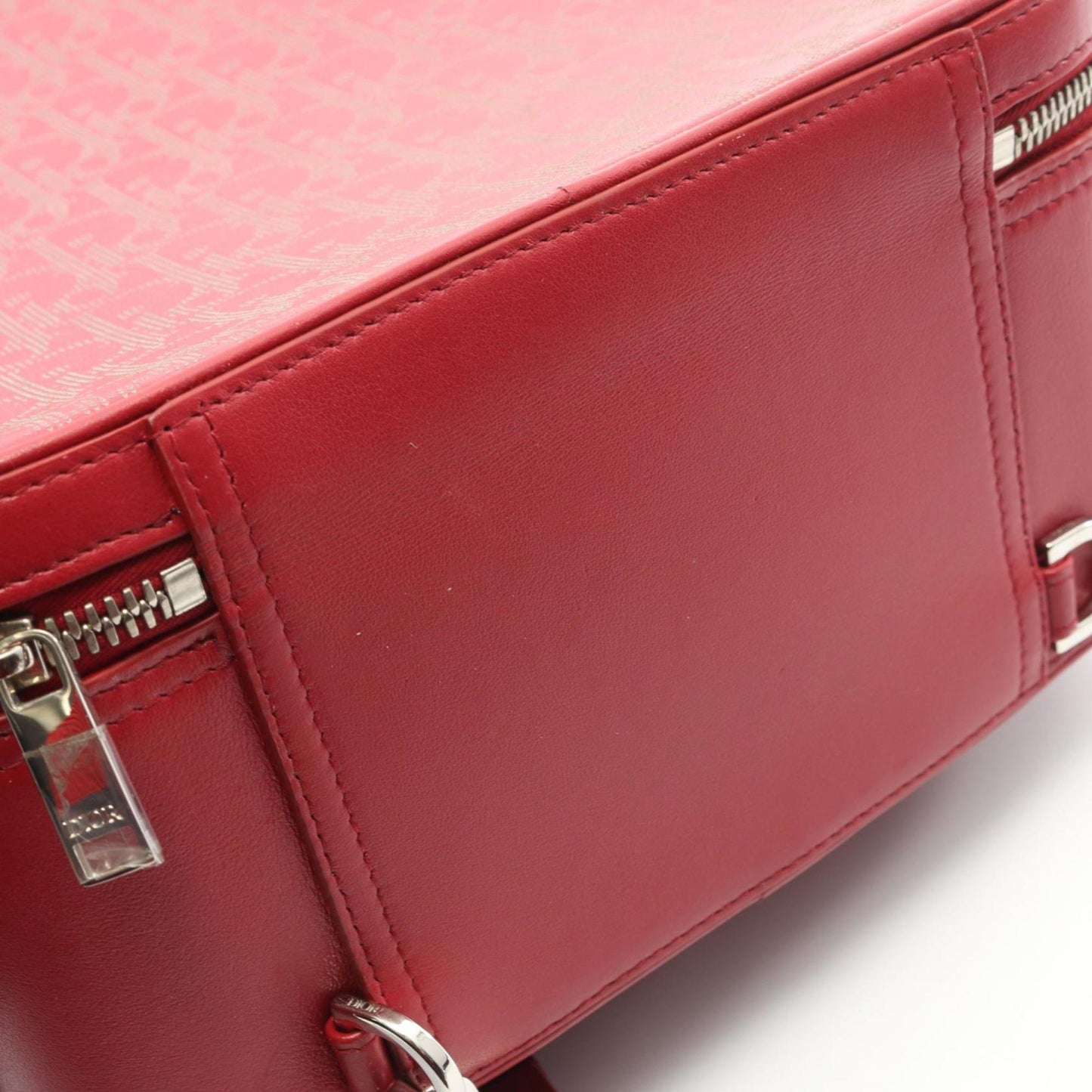 Christian Dior Dior World Tour waist bag, body leather, men's, red