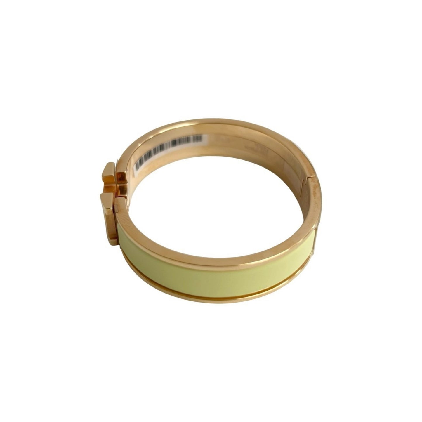 HERMES Click H Bracelet Bangle Women's Accessory Gold Yellow 28420
