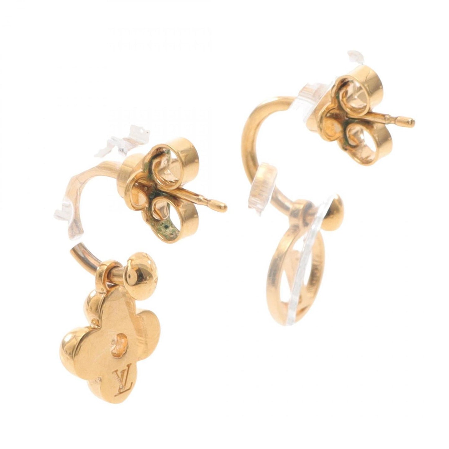 Louis Vuitton Boucle d'oreille Blooming Earrings, Gold Plated, Women's