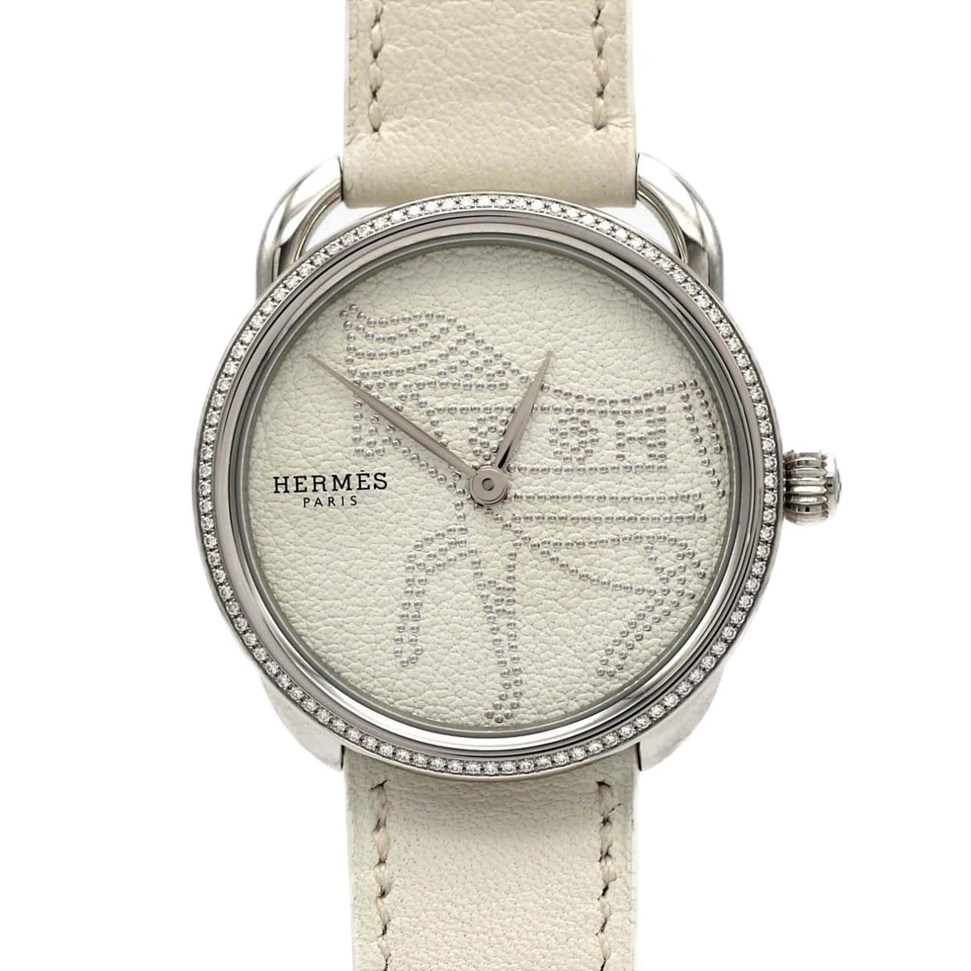Hermes Alsohors D AR5.430 SS Quartz Watch — Good
