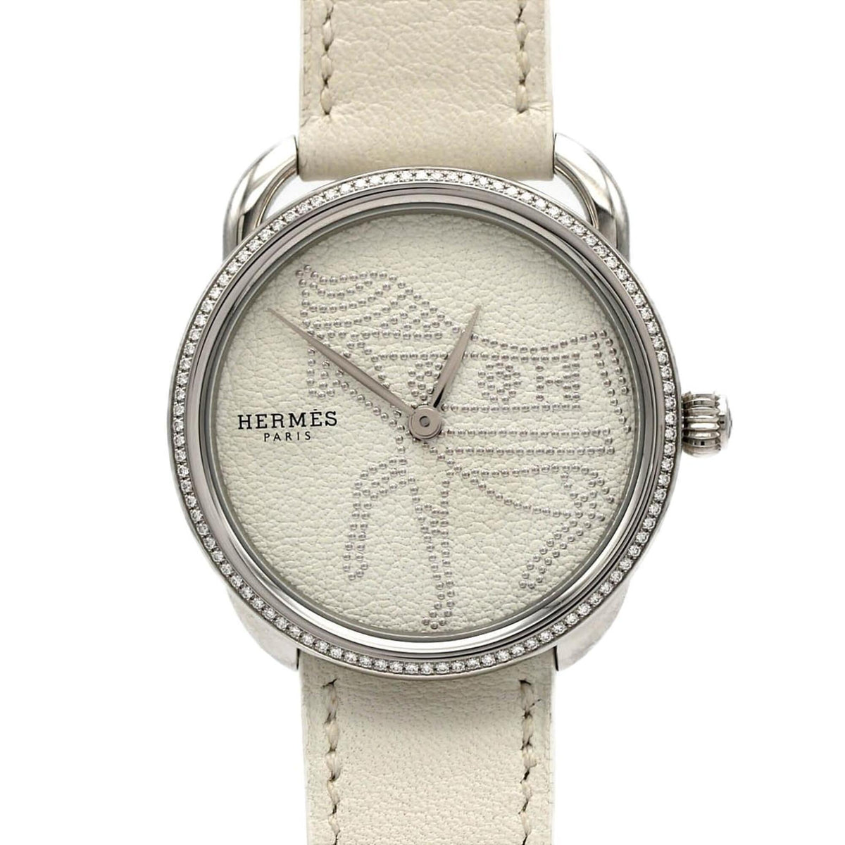 Hermes Alsohors D AR5.430 SS Quartz Watch — Good
