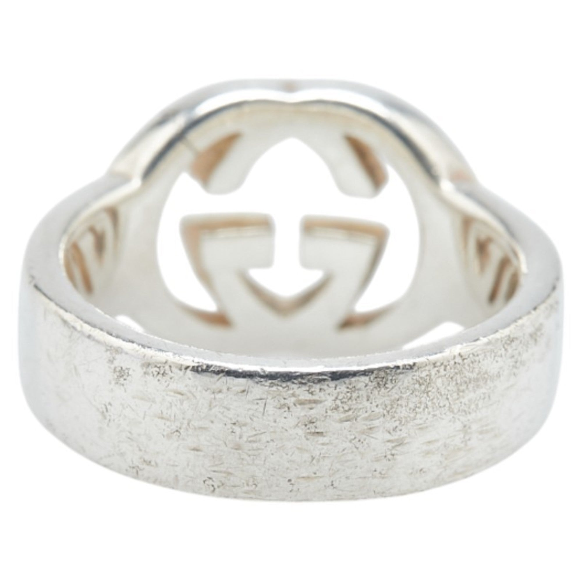 Gucci Interlocking G Ring #9 SV925 Silver Women's GUCCI