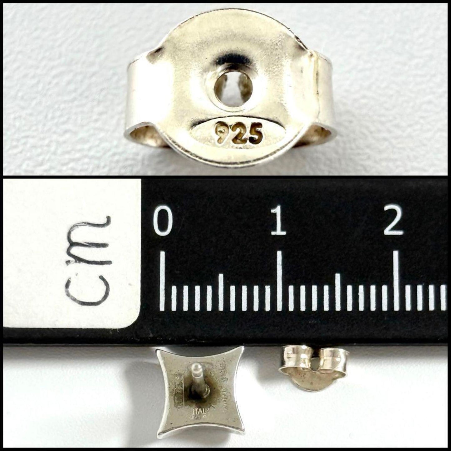 Louis Vuitton Men's Sailor Stud Earrings, 925, 1 Piece Only