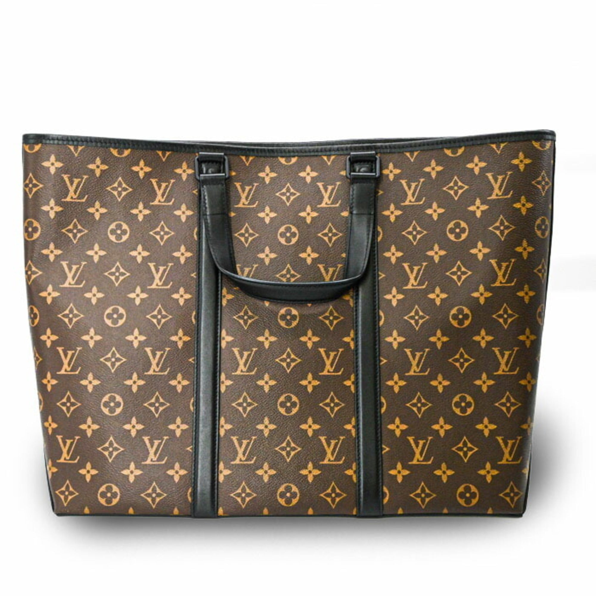 LOUIS VUITTON Monogram Macassar Weekend Tote Bag GM Men's & Women's Brown M45733 — New - Store Return