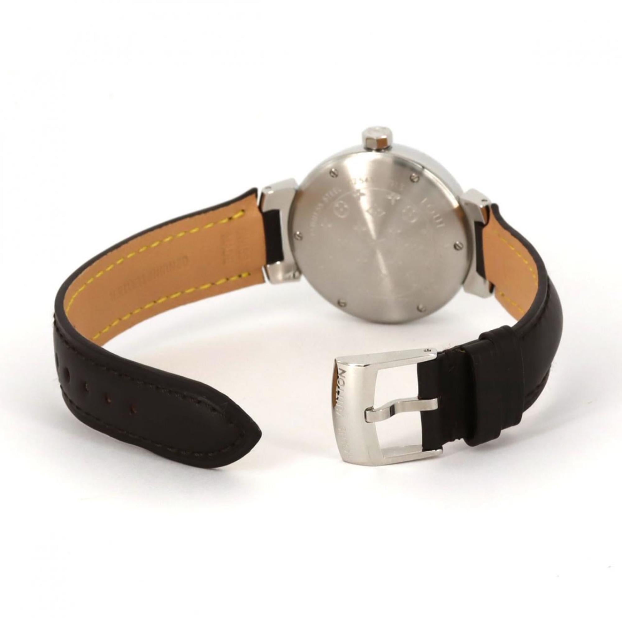 Louis Vuitton Tambour Q1311 Stainless Steel Quartz Watch — Very Good