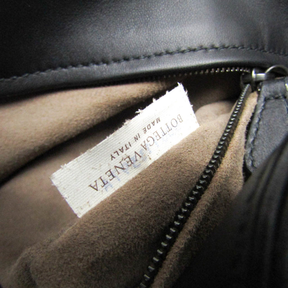 Bottega Veneta Intrecciato Rome Leather Handbag,Shoulder Bag Black — Like New