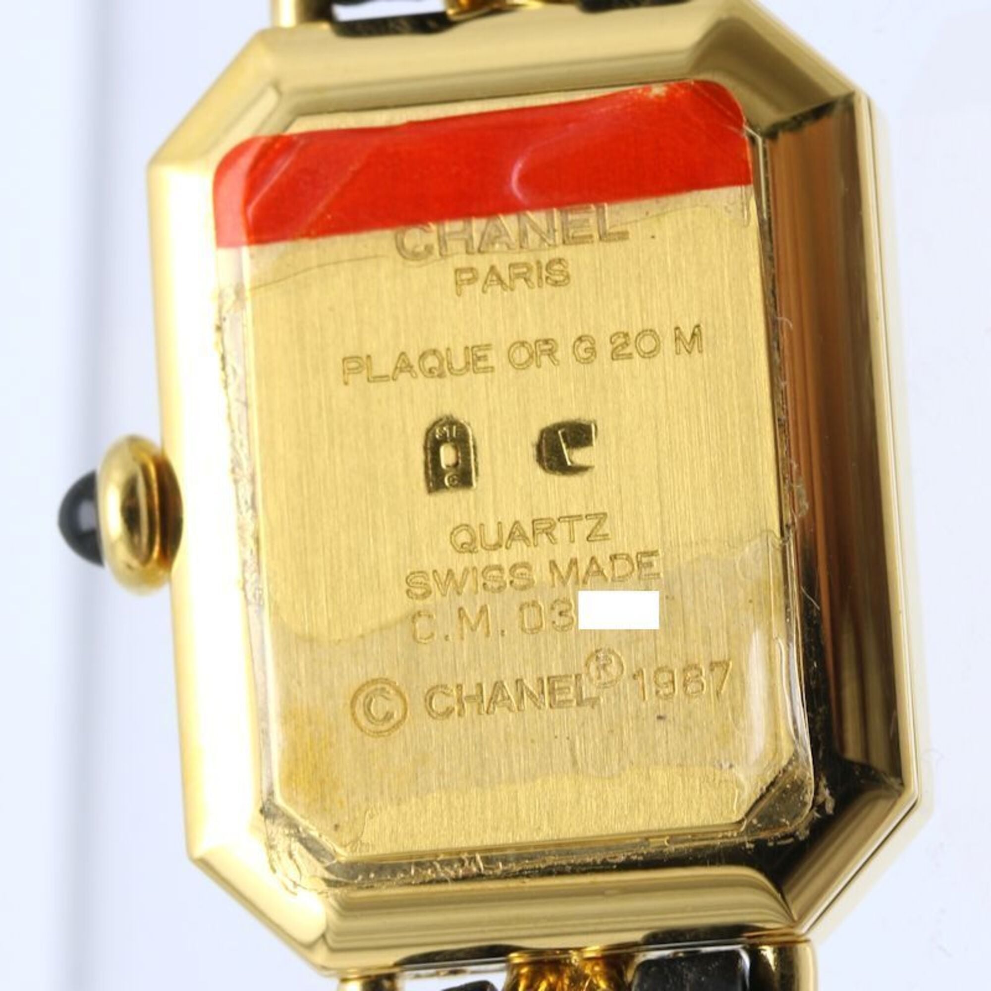 CHANEL Premiere S size H0001 483011001 Women's Watch GP (Gold Plated) x Leather 130523 — Very Good
