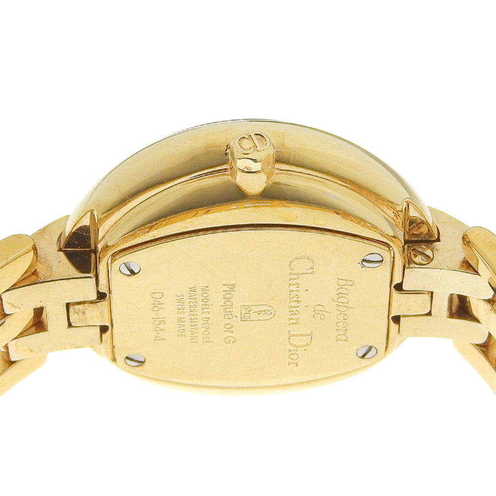 Christian Dior Bakira Watch D46.154.4 Stainless Steel Quartz Analog Display Black Dial Women's — Good