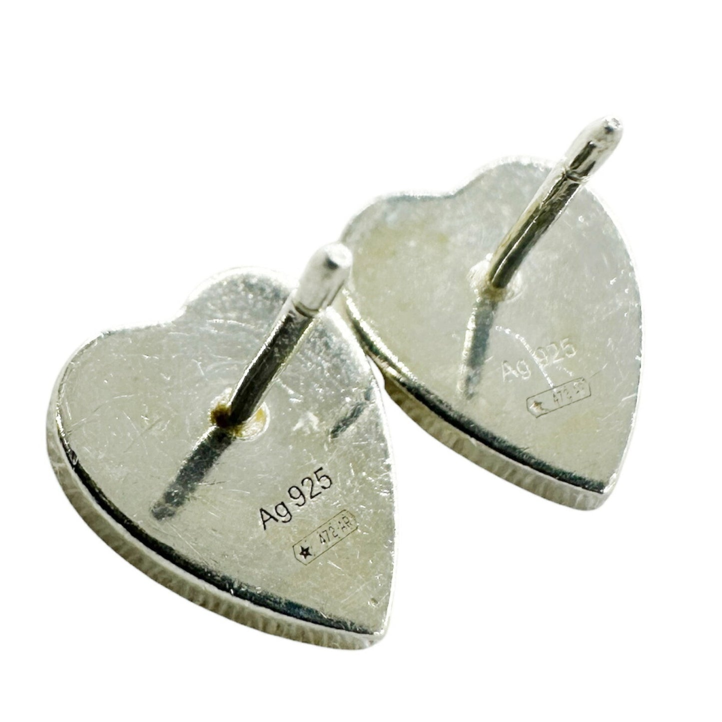 GUCCI Gucci Earrings Heart Silver 925 Women's Trademark Shape 223990 J8400