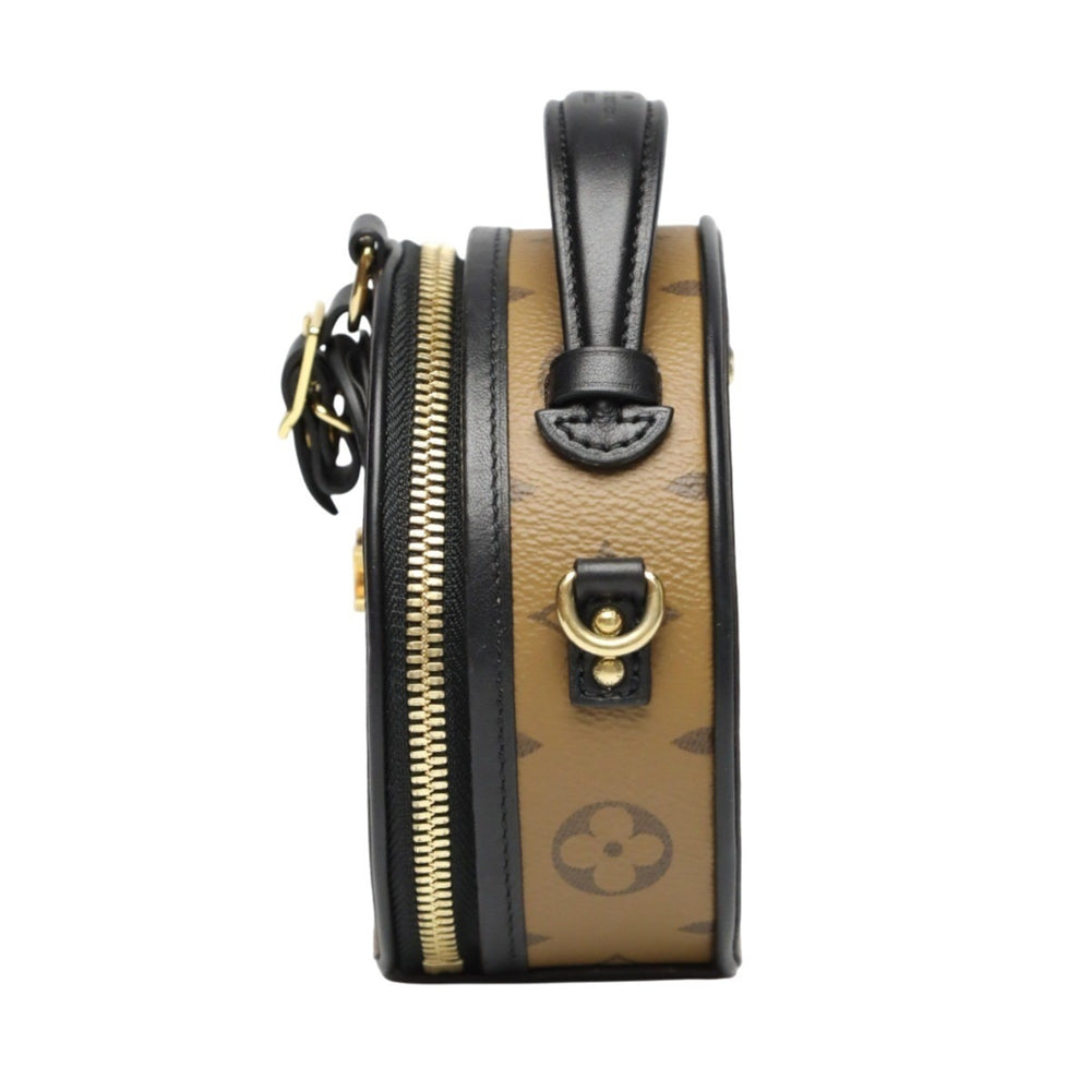 Louis Vuitton Monogram Reverse Mini Boite Chapeau Shoulder Bag M68276 Brown — Like New