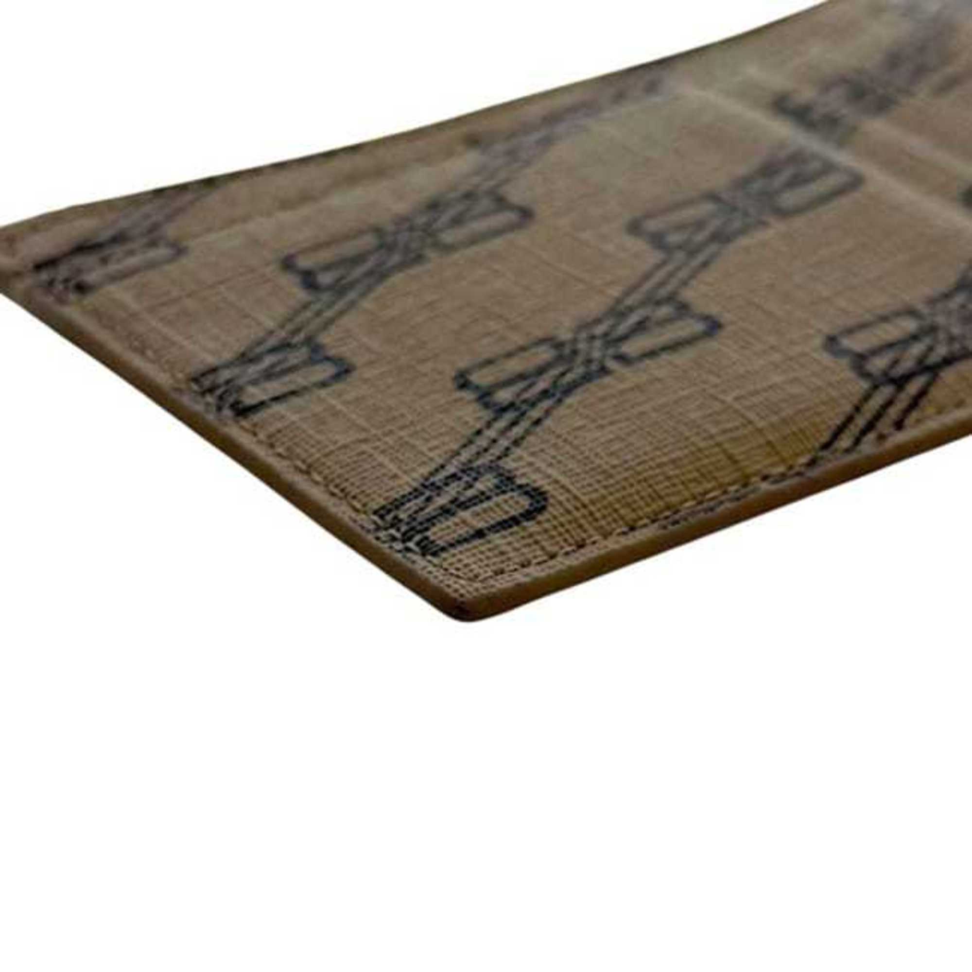 Balenciaga Coin Case ec-24879 Beige BB Monogram 640535 Purse Card Holder PVC Leather 2762 0 568148 BALENCIAGA Wallet Men's Women's