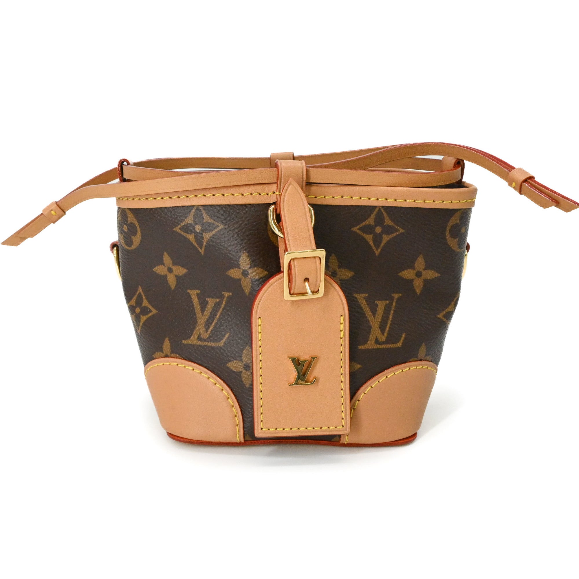 LOUIS VUITTON Louis Vuitton Noe Purse Monogram Canvas Leather Shoulder Bag Brown M57099 — Like New