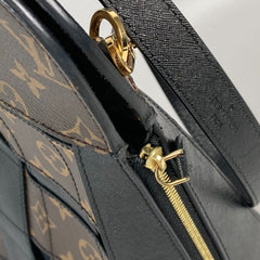 LOUIS VUITTON M44111 Monogram Traceage Tote Shoulder Bag Canvas Women's Brown — Like New