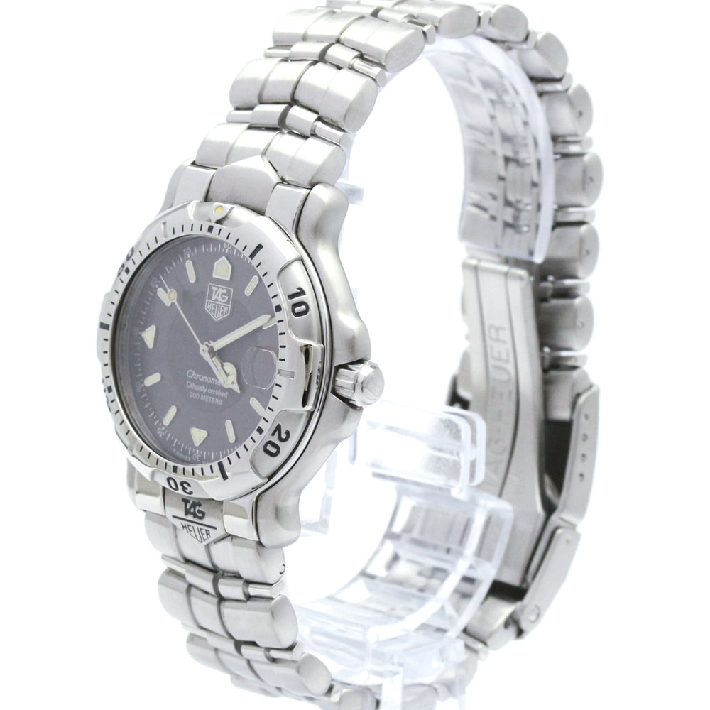 TAG HEUER 6000 Chronometer Steel Automatic Mens Watch WH5212 Polished — Very Good