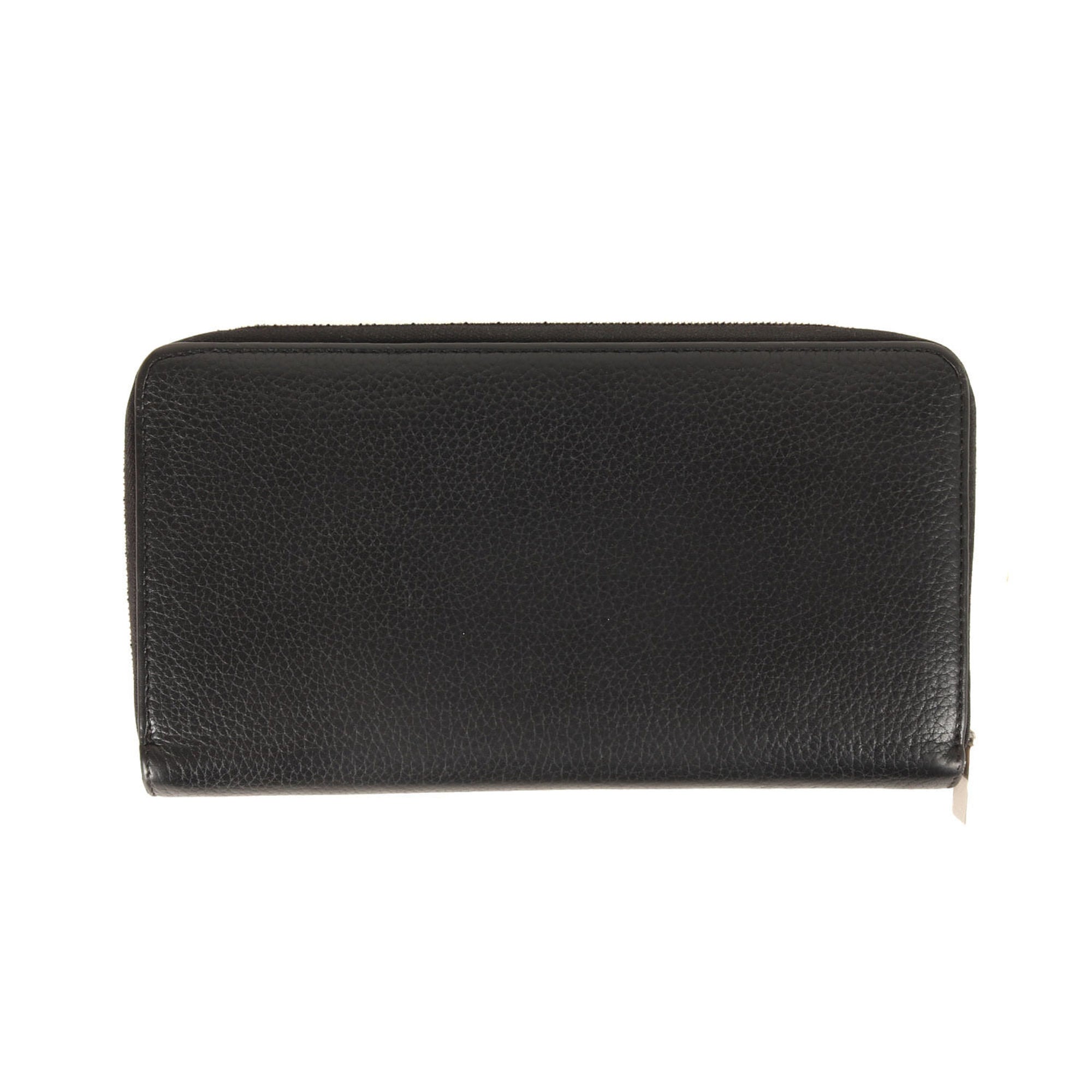 CELINE Black Large Zip Multi-Function Round Wallet (105003XFL)