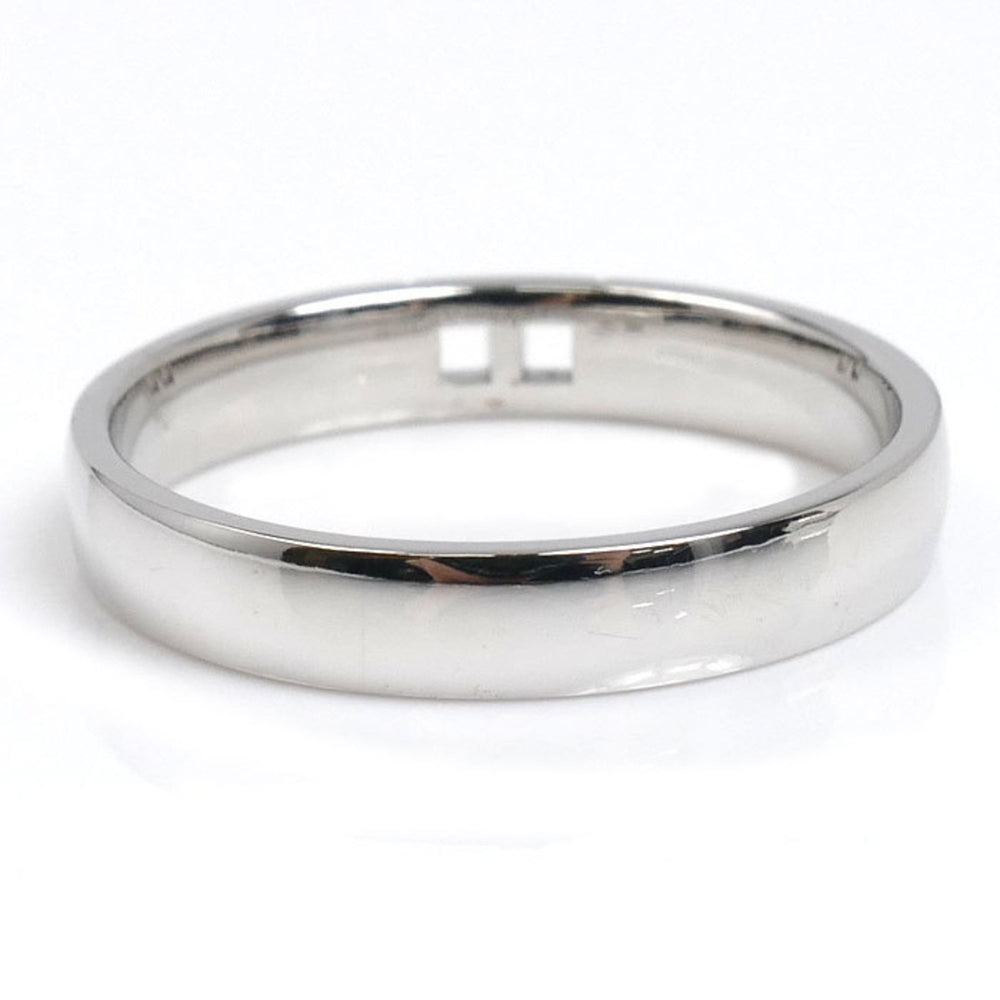 HERMES 18K White Gold Hercules Ring H119854B Size 14.5 (55mm, 3.6g) for Women — Like New