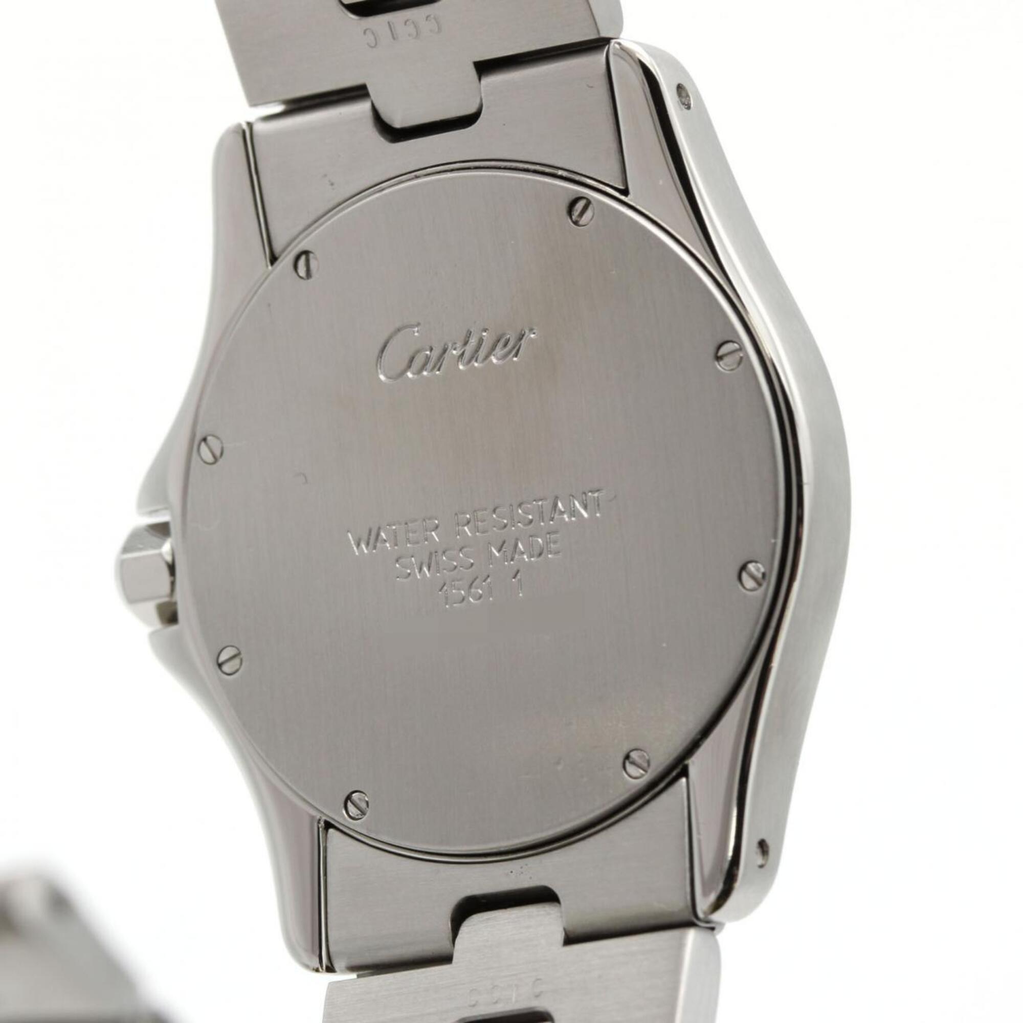 Cartier Santos Round MM W20027K1 SS Quartz Watch — Very Good