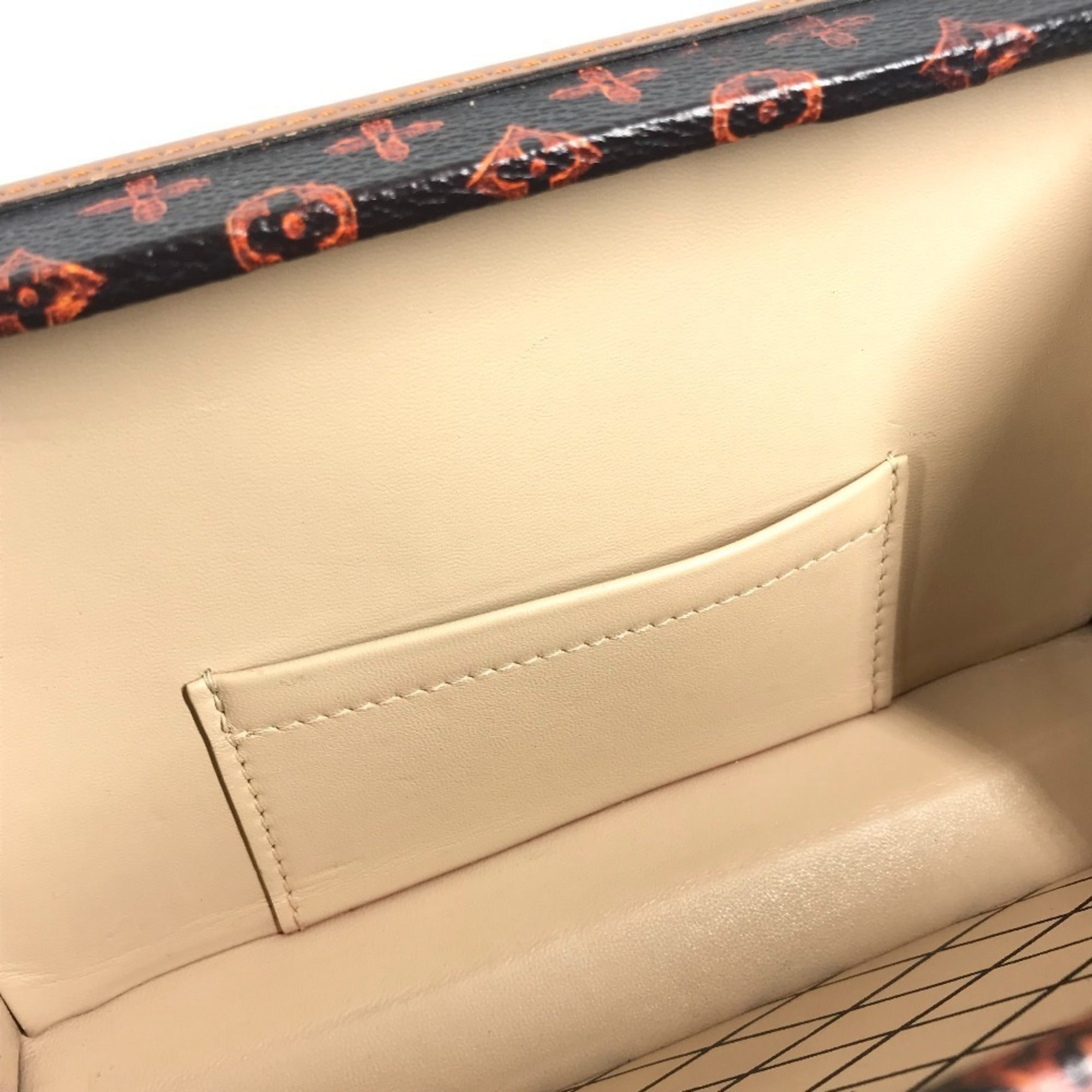 LOUIS VUITTON M44407 Monogram Catgram Petite Malle NM Clutch Bag, 2-Way Shoulder Canvas, Men's/Women's, Brown — Like New