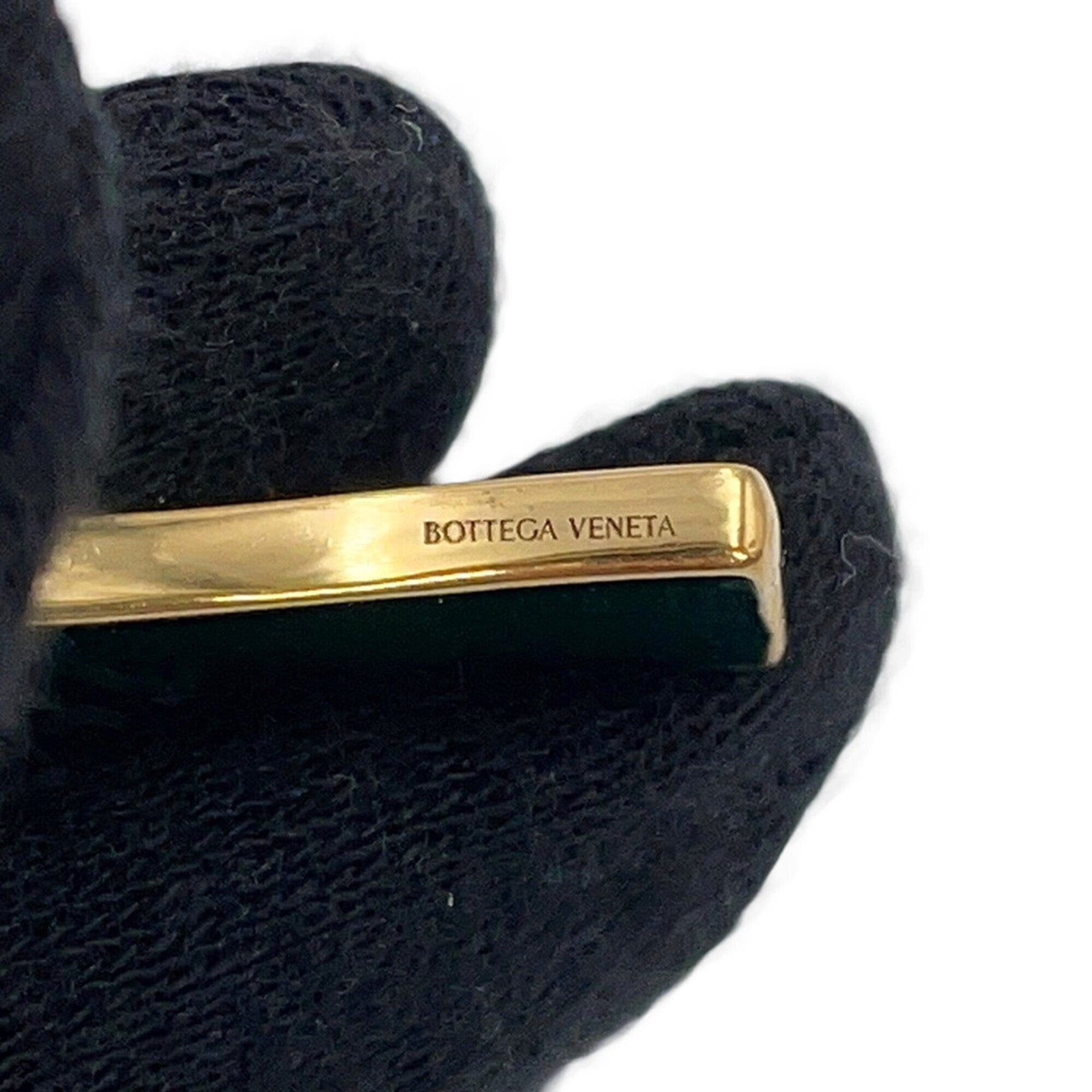 Bottega Veneta Curved Cuff Bracelet, Ag925 Enamel, Size L, 741013 — Like New