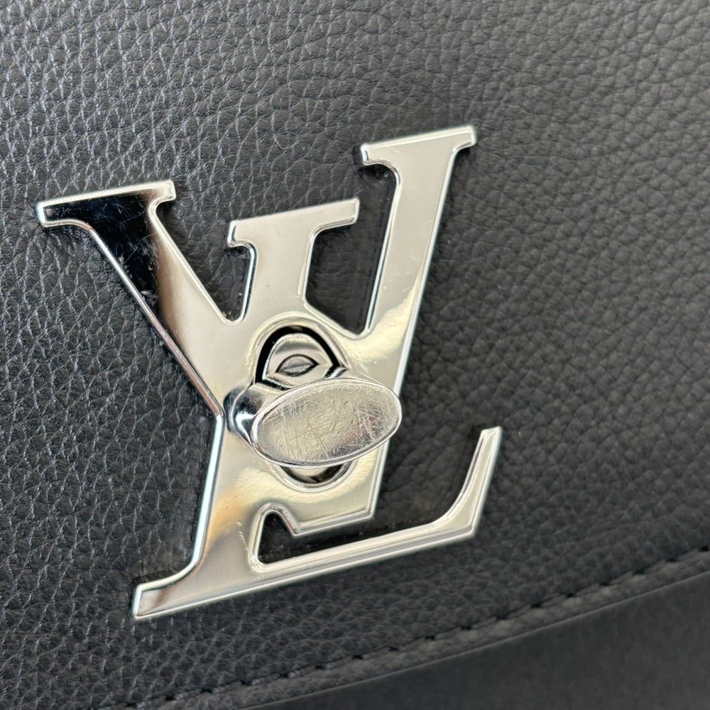 Louis Vuitton Lockme Ever MINI 2-way Leather Handbag/Shoulder Bag M20997 Black Women's — Like New
