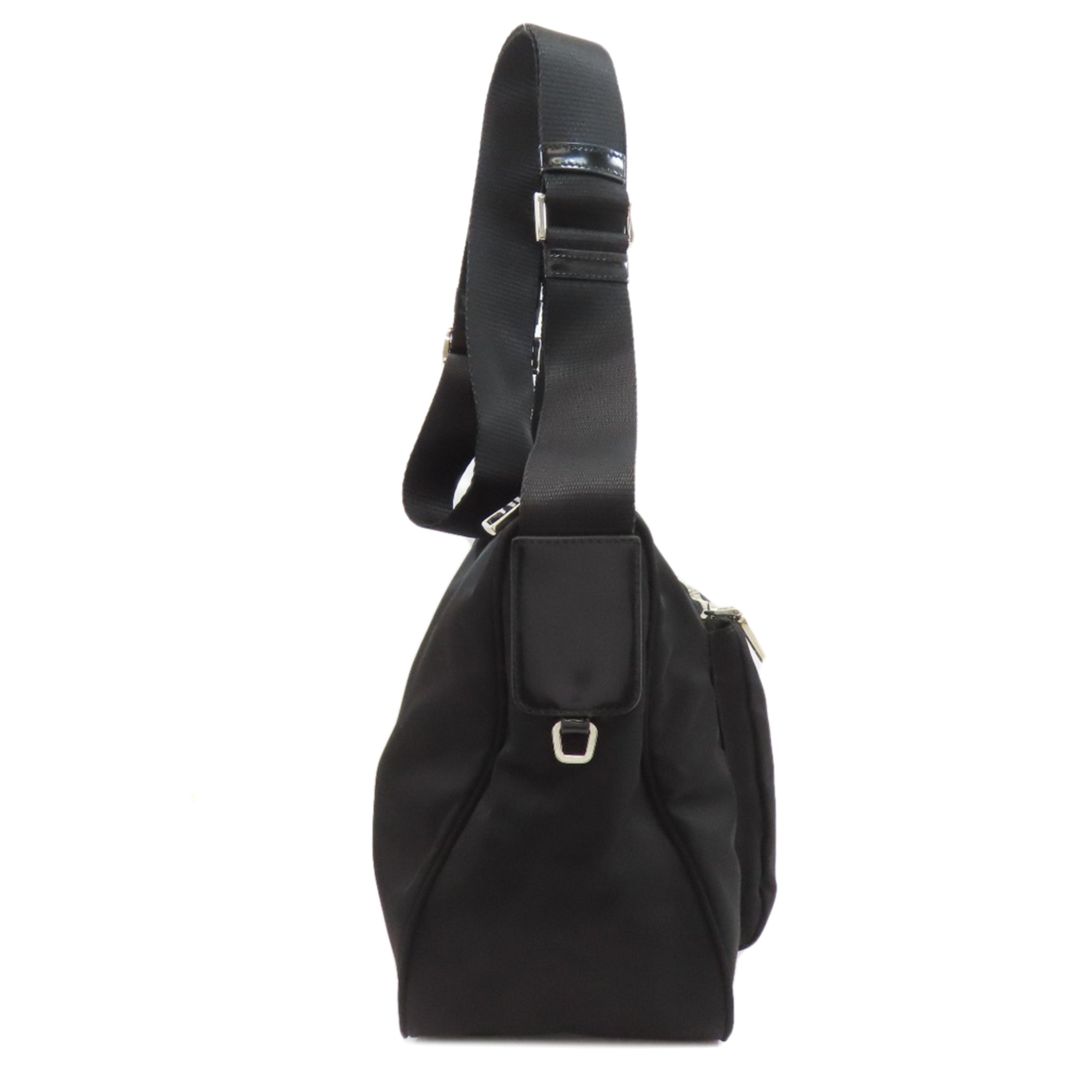 Prada BT0758 Logo Hardware Shoulder Bag Nylon Material Women's PRADA