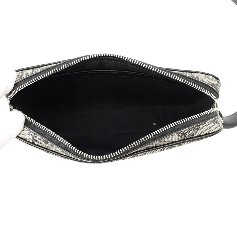 Celine Triomphe Horizontal Medium Shoulder Bag, Handbag 194502, Black — Like New